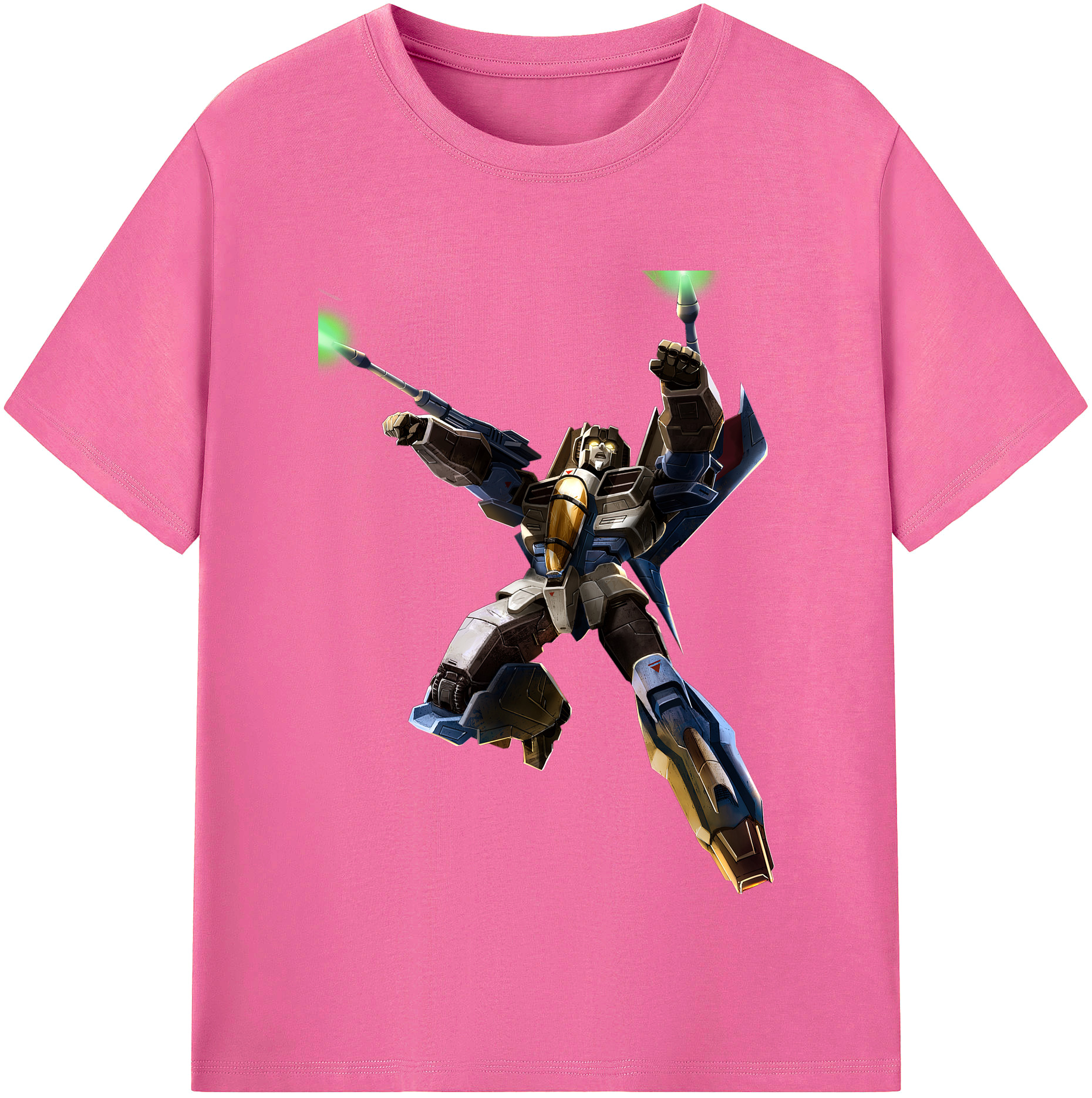 （画像用）  レディースカジュアルプリントTシャツ（綿100％）